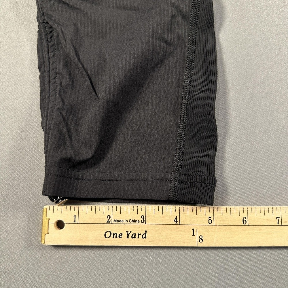 Lululemon Track Pants Womens 2 Black High Rise Lightweight Zip Hem Athletic Gym - Picture 5 of 9